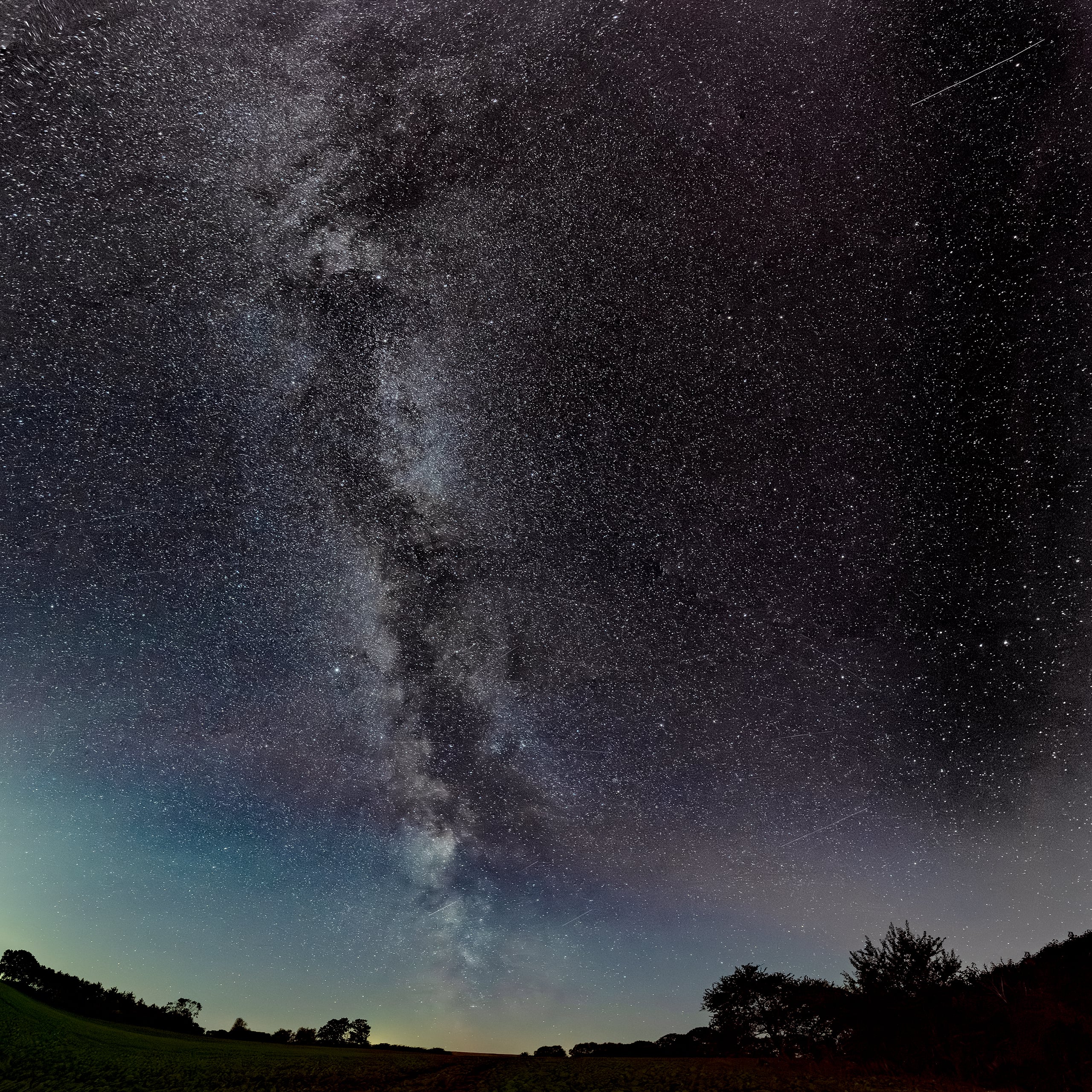 The milky way, as it appears on southern Sealand